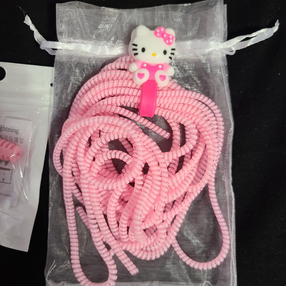 Hello Kitty phone cable cover